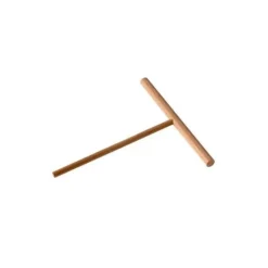 Hot Cerf Dellier Rateau à crêpe rond en hêtre