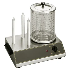 Hot Cerf Dellier Roller Grill chauffe-saucisses 3 plots