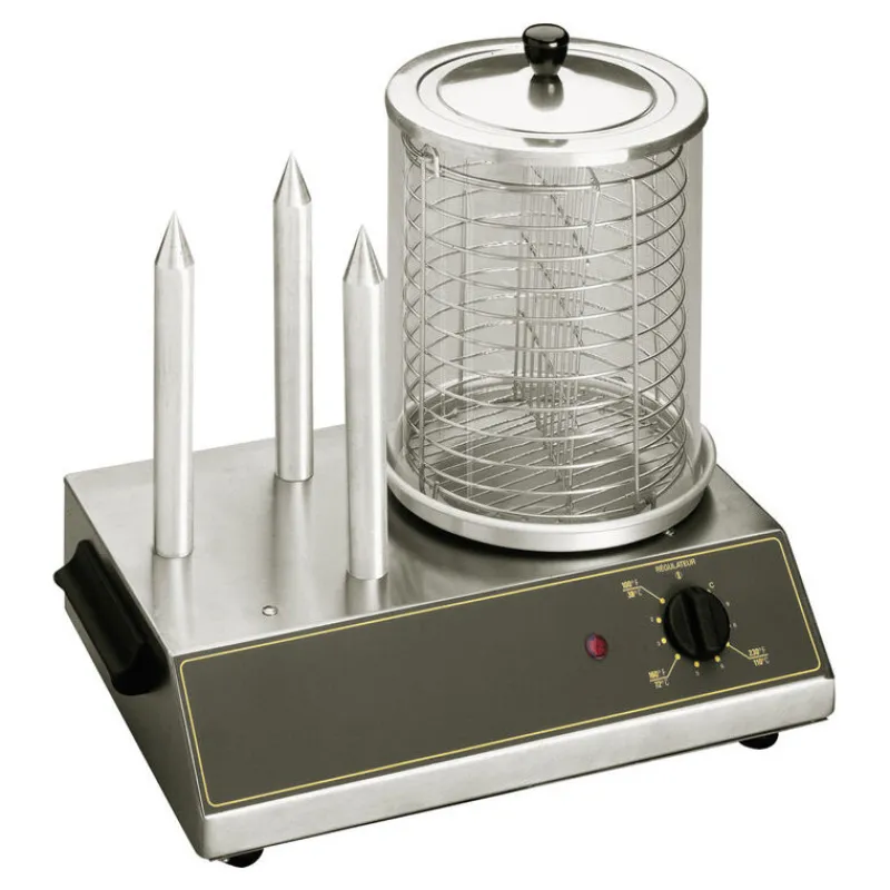 Hot Cerf Dellier Roller Grill chauffe-saucisses 3 plots