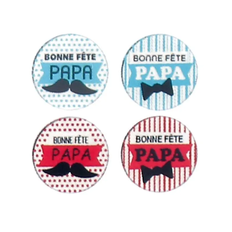 Outlet Cerf Dellier Ronds chocolat assortis Bonne Fête Papa (x54)