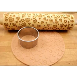 New Cerf Dellier Rouleau empreintes Coeurs