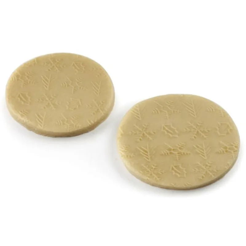 New Cerf Dellier Rouleau empreintes en bois thème Hiver