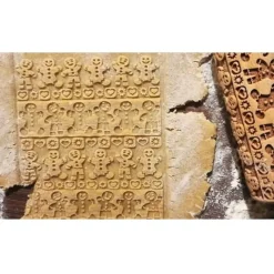 Best Cerf Dellier Rouleau empreintes en bois Bonhomme en pain d'épices