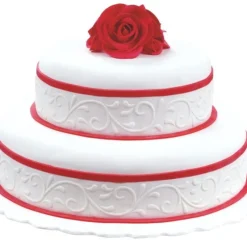 Best Cerf Dellier Ruban pâte à sucre blanc arabesques (1,25 m)