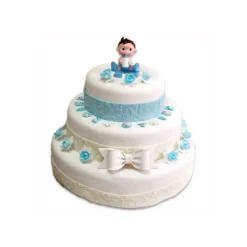 Online Cerf Dellier Ruban pâte à sucre bleu arabesques (1,25 m)