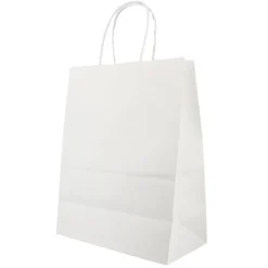 Cerf Dellier Sac en papier blanc - 25x12x33 cm