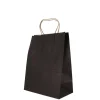 Clearance Cerf Dellier Sac en papier noir - 21x11x27 cm