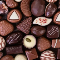 Best Cerf Dellier Sachets bonbons flocons dorés + liens - 14 x 23 cm (x 10)