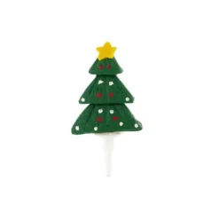 Cerf Dellier Sapin de Noël sur pique