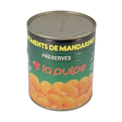 Sale Cerf Dellier Segments de mandarines préservés La Pulpe