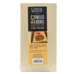 Sale Cerf Dellier Semelle à bûche or 19 cm (x5)