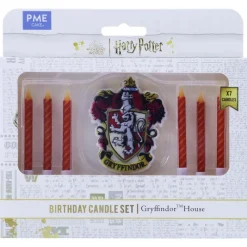 Sale Cerf Dellier Set de 7 bougies d'anniversaire Gryffondor Harry Potter