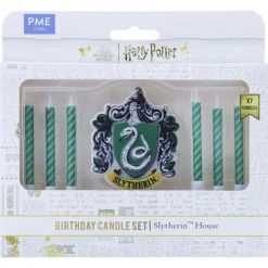 Sale Cerf Dellier Set de 7 bougies d'anniversaire Serpentard Harry Potter