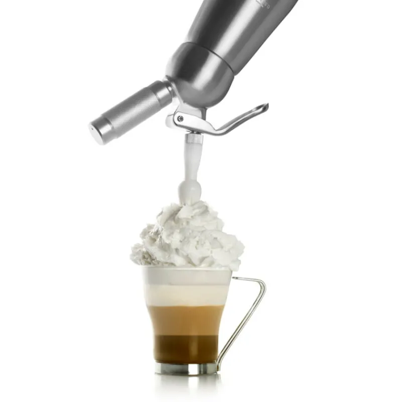 Clearance Cerf Dellier Siphon à crème argent