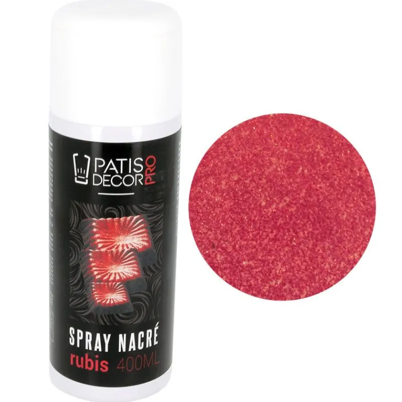 Cerf Dellier Spray colorant effet nacré Rubis 400 ml