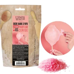 Discount Cerf Dellier Sucre barbe à papa Cerise 400 g
