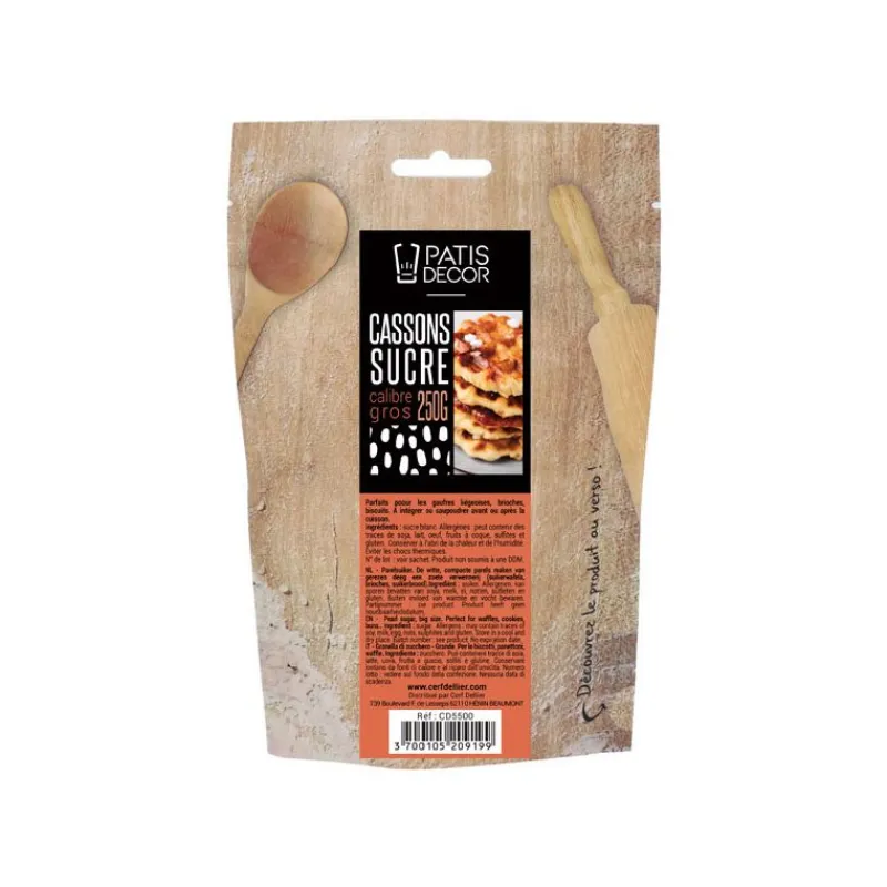 Sale Cerf Dellier Sucre grain - gros cassons 250 g