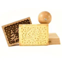 Hot Cerf Dellier Tampon à biscuit bois Renne