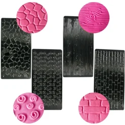 Hot Cerf Dellier Tapis texture assortis (x4)