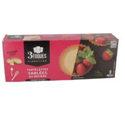 Online Cerf Dellier Tartelettes sablées au beurre (x9)