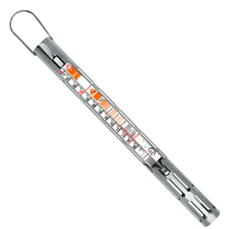New Cerf Dellier Thermomètre confiseur gaine inox +80 +200°C avec zones couleurs
