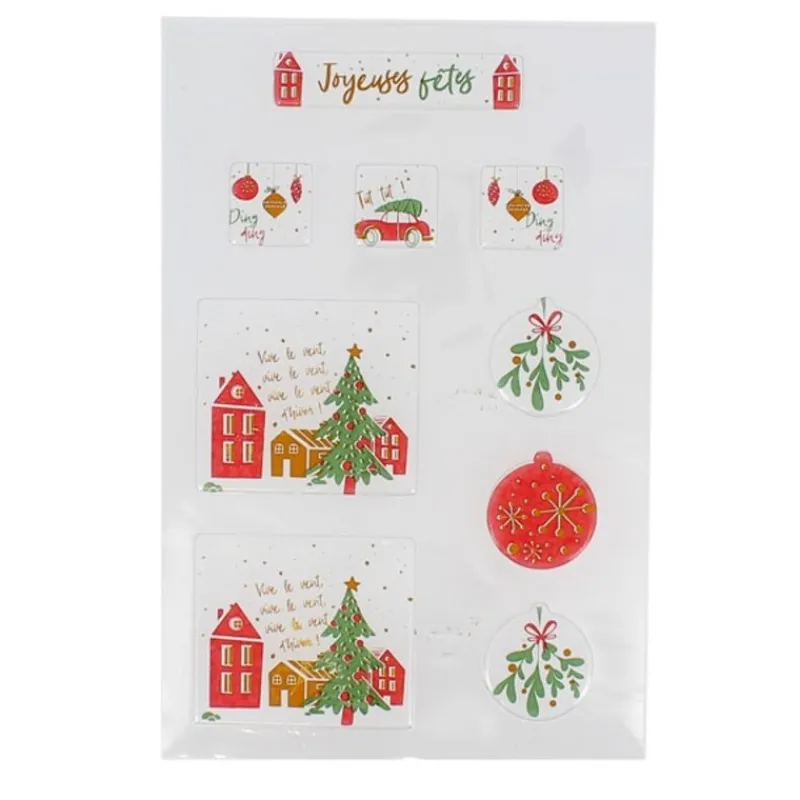 Clearance Cerf Dellier Transfert chocolat thème Village de Noël